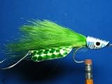 NEW FLIES Holographic & Glow in the Dark Tandem Hook Floating Head Fly #32