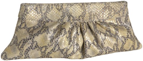 Lauren Merkin Louise Serpent-Print Clutch