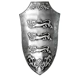 Richard the Lionheart Metal Medieval Knight Kite Shield