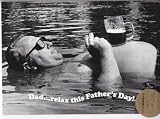 Greeting Cards - Father's Day - Relax The Art Group Greeting Card Printed in England