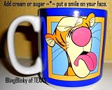 Wonderful Tigger Spring Tail Tiger Coffee Cup Mug Pink Pooh Best Friend Orange
