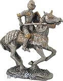 Pewter Knight on Horseback