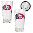 New Jersey Nets NBA 2pc Pint Ale Glass Set with Basketball Bottom - Oval Logo New Jersey Nets NBA 2pc Pint Ale Glass Set with Basketball Bottom - Oval Logo