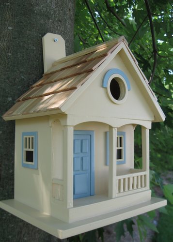 10 Fully Functional Yellow Garden Birdhouse