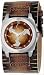 Fossil Gents Brown Leather Cuff Watch - BG1079
