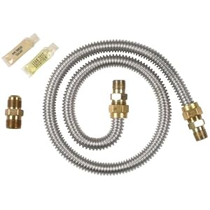 Click here to buy Whirlpool 30-48KITRC Gas Range Connector Kit.