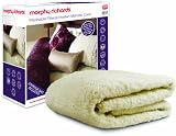 Morphy Richards 75288 Fleece Washable Heated Mattress Cover Dual Controls, King