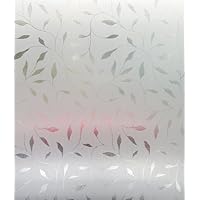 Etched Leaf Window Film 24-by-36-Inch