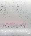 Etched Leaf Window Film 24-by-36-Inch