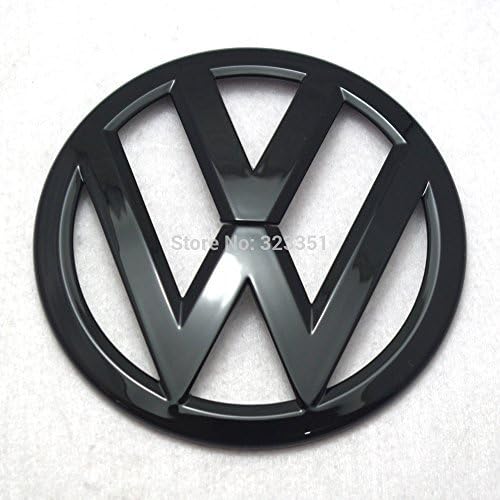 Euro Style Gloss Black Smoke Front Grille Emblem For VW MK7 Golf 2.5 TDI GTI 2.0T R