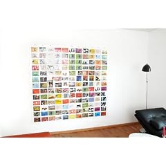 Duschvorhang (HAB & GUT, DV005) mit 143 Taschen 180 x 180