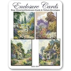 Gardens - Set of Four Gift Cards and Vellum Envelopes