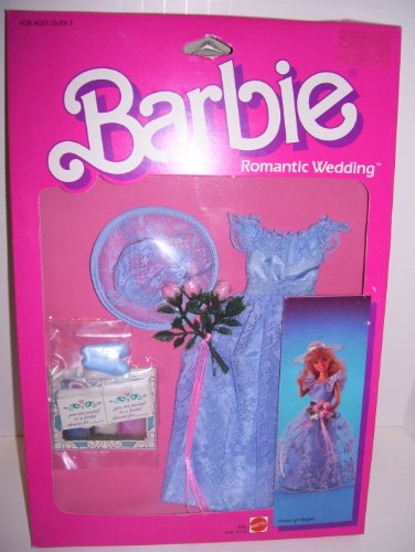 Barbie Romantic Wedding Flower Girl Skipper Purple Dress Set