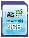 Produkt-Bild: RAM Components 4 GB SDHC High Speed PROFESSIONAL CLASS 10, Secure Digital High Capacity Speicherkarte inkl. Case