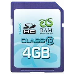 RAM Components 4 GB SDHC High Speed PROFESSIONAL CLASS 10, Secure Digital High Capacity Speicherkarte inkl. Case