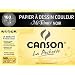 CANSON - papier dessin Mi-Teintes, 320 x 240 mm, 160 g/m2 couleur: noir, contenu: 12 feuilles (317104)