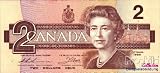 billets de banque pour collectionneurs: canada Pick-no: 94b nécessaire 1986 2 Dollars