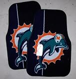 NFL Miami Dolphins 18X27 2 Piece Front Car Mats