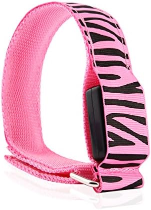 Houzon® LED Safety Wrist Band Cycling Jogging Walking Reflective LED Armband Pink