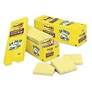 Post-it Super Sticky Notes, 3 x 3-Inches, Canary Yellow, 24-Pads/Cabinet Pack