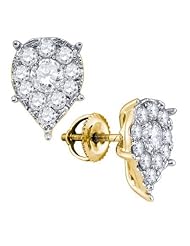 14KT Yellow Gold 1.64 CTW Diamond SEVILLE Earrings