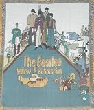 Beatles Throw Blanket Yellow Submarine Lp Cover Style