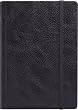 World Traveler Collection Leather Padua Journal, Black 6x8