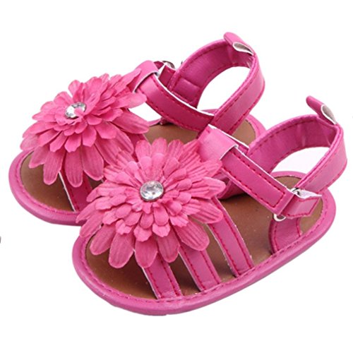 Voberry® Baby Infant Girls Flower Shoes Summer Crib Sandals