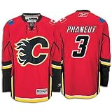 PHANEUF #3 Calgary Flames RBK Premier NHL Hockey Jersey by Reebok (NHLPA Certified Custom Sewn Authentic Twill)