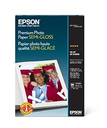 Epson Premium Photo Paper SEMI-GLOSS (13x19 Inches, 20 Sheets) (S041327)