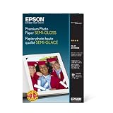 Epson Semi-Gloss Premium Photo Paper, 13 x 19 Inches, 20 Sheets per Pack (S041327) ~ Epson