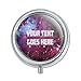 Graphics and More Personalized Custom Fox Fur Nebula Galaxy Space Any Occasion Pill Case Trinket Gift Box