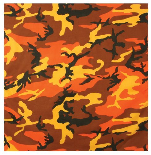 Rothco Bandana Coats, Orange/Camo