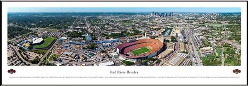 Texas Longhorns - Red River Rivalry - Cotton Bowl - Framed Poster Print
