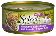 Friskies Selects Indoor Cat Food, Homestyle Turkey Dinner with Brown Rice & Garden Greens, 5.5-Ounce Cans (Pack of 24)
