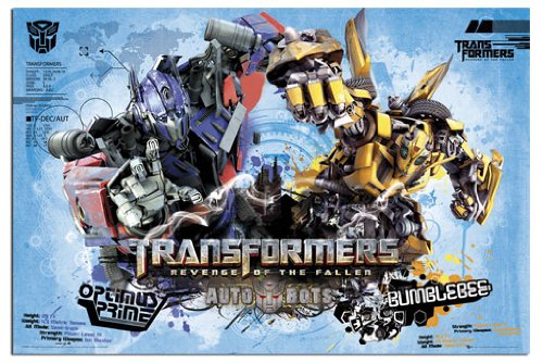 Transformers 2 Revenge Of The Fallen Poster - Autobots - 91.5 x 61cms (36 x 24 Inches)