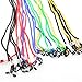 Marrywindix 12 Pcs Unisex Eyewear Braided Colorful Nylon Cord Sports Reading Glass Sunglass Neck Safety Strap Eyeglass Cord Lanyard Holder