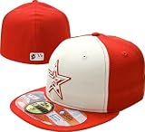 New Era MLB Men's Houston Astros 2011 Stars And Stripes 59Fifty Cap (White/Scarlet, 6 7/8)