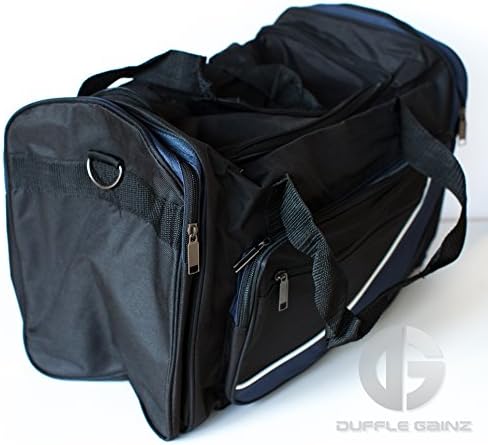 Gym Bag, Duffel Design, Adjustable Strap, Higher Quality &amp; Durable, Perfect for Gym, Sporting Events, Light Travel &amp; More, Sports &amp; Workout Duffle Bag for Men &amp; Women (Navy)