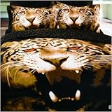Tiger Duvet Cover Set Size: King