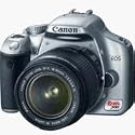 Canon Digital Rebel XSI 12.2 MP Digital SLR Camera with EF-S 18-55mm f/3.5-5.6 IS Lens (Silver)