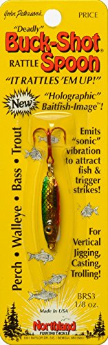 Northland Fishing Tackle 1/8 - oz. Buck - Shot Rattle Spoon Lure
