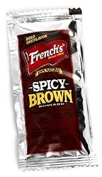 French's Mustard, Spicy Brown, 9-Gram Pouch (Pack of 500)