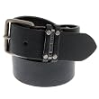 Hugo Boss Orange label black leather belt