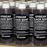 100% Pure Authentic Liquid African Black Soap From Ghana 8oz.