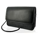 Leather Carry Case for Garmin Nuvi 200W 250W 260W 205W 255W 265WT 755T 765T 775T 785T 880 600 610 650 850 660 670 750 760 770 780 755T 765T (GPS Not Incl.