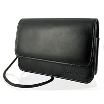Leather Carry Case for Garmin Nuvi 200W 250W 260W 205W 255W 265WT 755T 765T 775T 785T 880 600 610 650 850 660 670 750 760 770 780 755T 765T (GPS Not Incl.