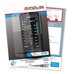 atFoliX FX-Clear Displayschutzfolie f�r Nokia C6 - Displayschutz kristallklar! H�chste Qualit�t - Made in Germany!