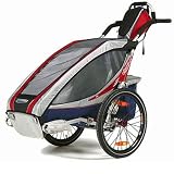 Chariot CX1 Ultra Deluxe Child Carrier (Chassis Only) - Burgundy
