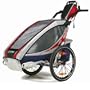 Chariot CX1 Ultra Deluxe Child Carrier (Chassis Only) - Burgundy
